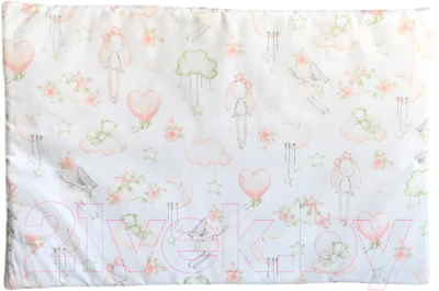 Подушка для малышей Баю-Бай Cloud / ПШ11С03 (белый/зеленый)