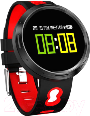 Умные часы Prolike PLSW4000R (черный/красный)