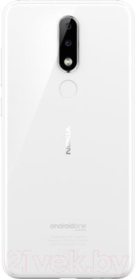 Смартфон Nokia 5.1 Plus DS / TA-1105 (белый)