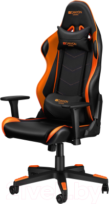 Кресло геймерское Canyon Deimos GС-4 / CND-SGCH4 (черный/оранжевый)