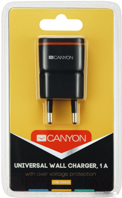 Зарядное устройство сетевое Canyon CNE-CHA01B