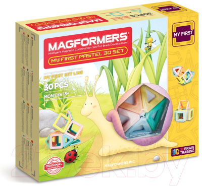

Конструктор магнитный Magformers, My first Pastel Set / 702013