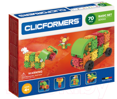 Конструктор Clicformers Basic Set / 801002 (70эл)