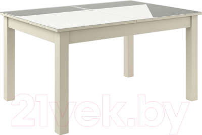 Обеденный стол Васанти Плюс ВС-37 110/150x70 (бежевый глянец)