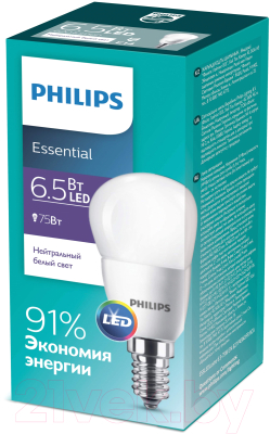 Лампа Philips ESS LEDLustre 6.5W E14 840 P45ND / 929001886907