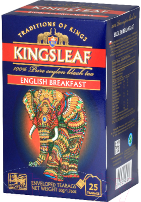 Чай пакетированный Kings Leaf Английский завтрак (25пак)