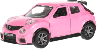 Автомобиль игрушечный Технопарк Nissan Juke-R 2.0 / JUKE-12GRL-WHPI (розовый) - 
