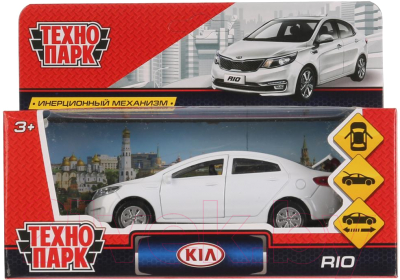 Автомобиль игрушечный Технопарк Kia Rio / RIO-WT