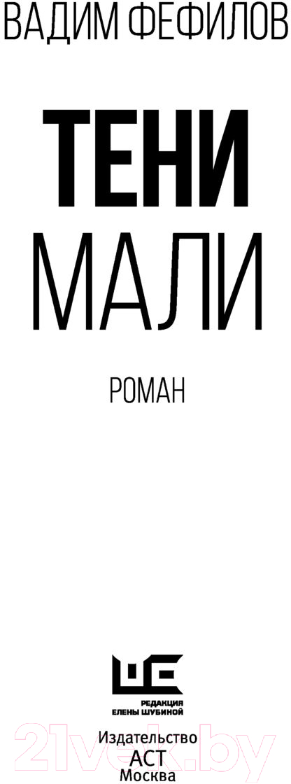 Художественная книга АСТ Тени Мали (Фефилов В.П.) — фото 3