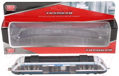 Трамвай игрушечный Технопарк 1079WB-R