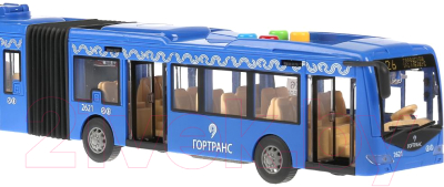 Троллейбус игрушечный Технопарк TROL-45PL-BU