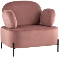 Кресло мягкое Stool Group Кэнди / vd-candy-b15 (велюр пыльно-розовый) - 
