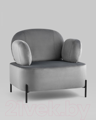 Кресло мягкое Stool Group Кэнди / vd-candy-b27 (велюр серый)