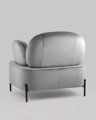 Кресло мягкое Stool Group Кэнди / vd-candy-b27 (велюр серый)