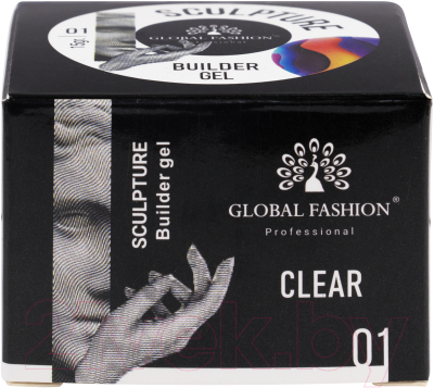 Моделирующий гель для ногтей Global Fashion Sculpture Builder Gel №01 (15г)