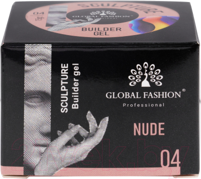 Моделирующий гель для ногтей Global Fashion Sculpture Builder Gel №04 (15г)