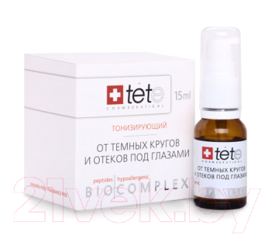 Сыворотка для век TETe Cosmeceutical Биокомплекс тонизирующий от отеков и темных кругов (15мл)