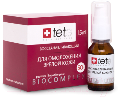 Сыворотка для лица TETe Cosmeceutical Биокомплекс восстанавливающий 50+ (15мл)