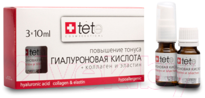 Сыворотка для лица TETe Cosmeceutical Гиалуроновая кислота+Коллаген-Эластин (3x10мл)