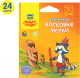 Миниатюра изображения товара Восковые мелки Мульти-пульти Енот на острове Пасхи / LC_10473 (24цв)