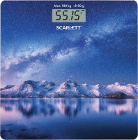 Напольные весы электронные Scarlett SC-BS33E022 (звездное небо) - 