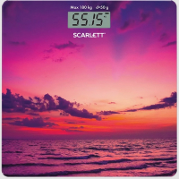 Напольные весы электронные Scarlett SC-BS33E024 (закат) - 