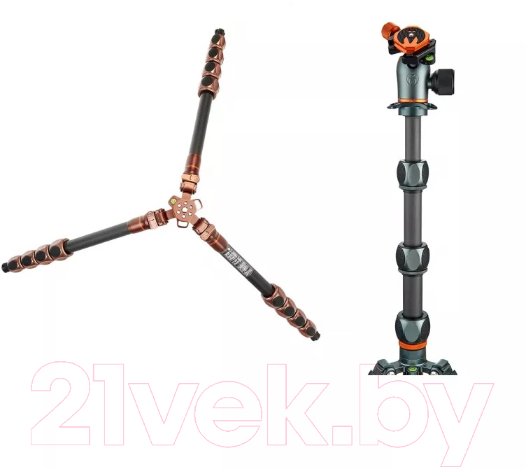 Штатив 3 Legged Thing Albert V2.0 Carbon Fibre Tripod System with AirHed Bronze