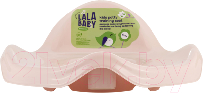Детская накладка на унитаз Lalababy Follow Me / LA003 (розовый зефир)