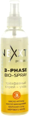 Спрей для волос Nexxt Professional 3-Phase Bio Spray Питание Защита Дыхание волос (250мл)