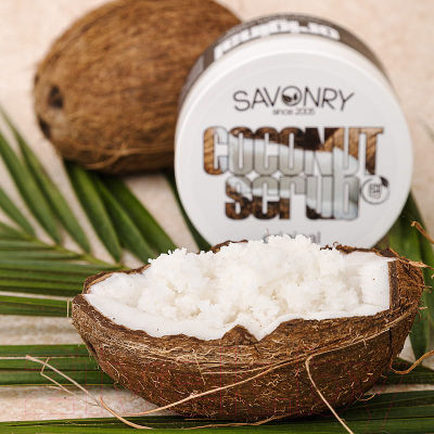 Скраб для тела Savonry Original Регенерация и гладкость кокосовый (300г)