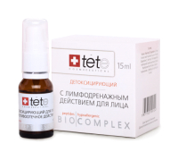 Сыворотка для лица TETe Cosmeceutical Биокомплекс детоксифирующий с лимфодренажным действием (15мл) - 