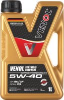 Моторное масло Venol Synthesis Gold Plus SN CF 5W40 C3 / 217001 (1л) - 