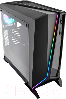 Корпус для компьютера Corsair Carbide Spec-Omega RGB / CC-9011140-WW (черный)