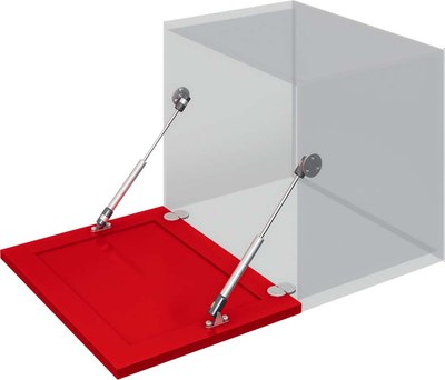 Газовый лифт мебельный Boyard GL103GRPH/100/3 - 