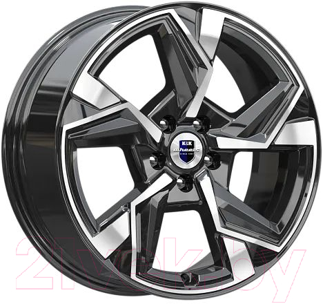 Литой диск K&K Кайан 18x7.5" 5x112мм DIA 66.6мм ET 37мм Алмаз черный