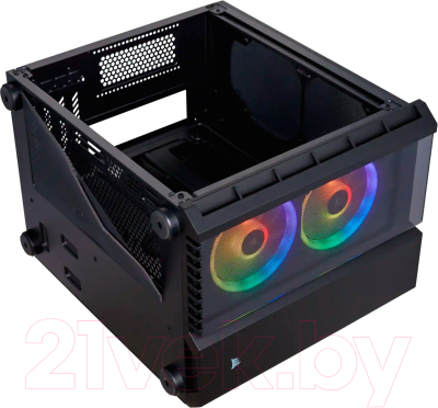 Корпус для компьютера Corsair Crystal Series 280x RGB / CC-9011135-WW (черный)