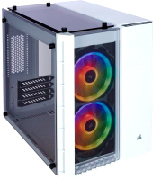 Корпус для компьютера Corsair Crystal Series 280X RGB / CC-9011137-WW (белый) - 