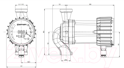 Циркуляционный насос IMP PUMPS NMT Smart 25/40-180