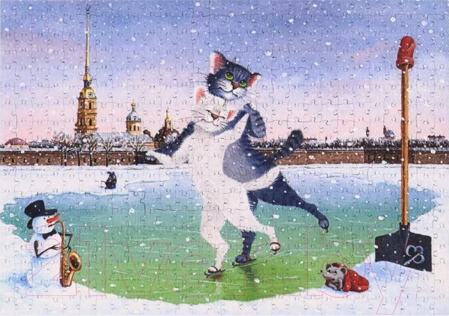 Пазл Collaba puzzle Невское КОТание / 962253