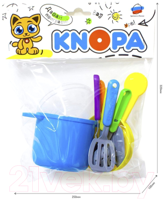 Набор игрушечной посуды Knopa Готовлю ужин / 87085