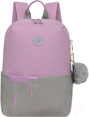Рюкзак Grizzly RXL-320-2 (розовый/серый)