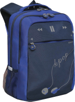 Школьный рюкзак Grizzly RB-156-2 (ярко-синий/синий) - 