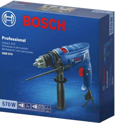 Профессиональная дрель Bosch GSB 570 (0.601.1B7.0R0)
