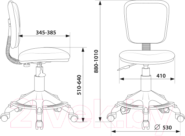 Кресло детское Бюрократ CH-W204/F