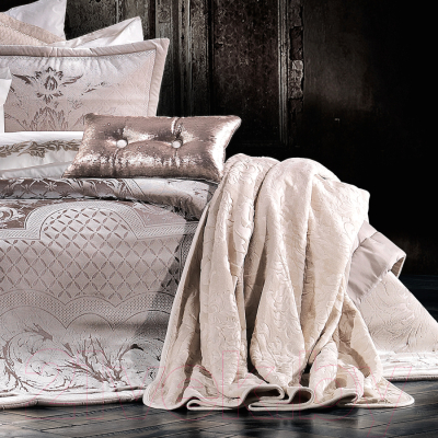Комплект постельного белья с покрывалом Zebra Casa Baroque / Y 778 (фиолетовый)