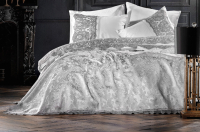 Комплект постельного белья с покрывалом Zebra Casa Bruna / Y 771 (серый) - 