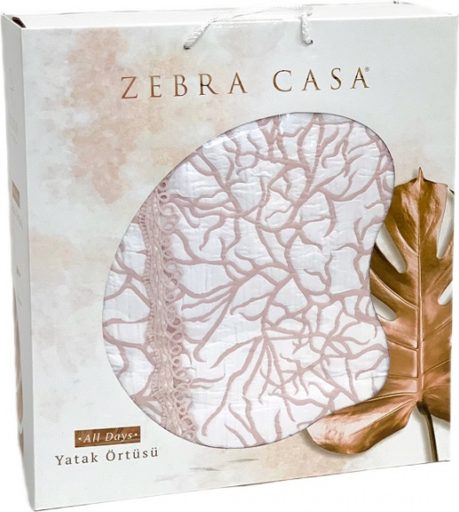 Набор текстиля для спальни Zebra Casa All Days Boungh 1.5 180x250 / Y 808 Pudra