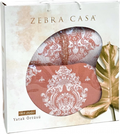 Набор текстиля для спальни Zebra Casa All Days Boungh Евро 250x260 / Y 775 Kiremit