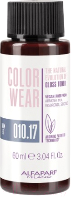 Крем-краска для волос Alfaparf Milano Color Wear Gloss Toner 010.17 (60мл, Soft Lightest Ash Matte Blonde )