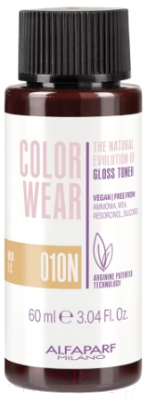 Крем-краска для волос Alfaparf Milano Color Wear Gloss Toner 010N (60мл, Soft Lightest Natural Blonde)